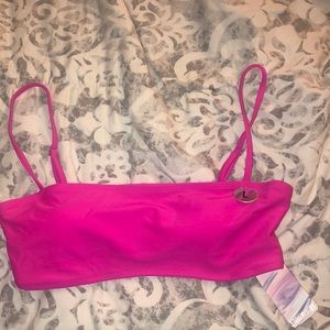 Cute hot pink bikini top
